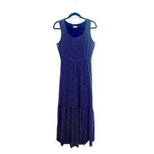 Maison Jules Navy Polka Dot Maxi